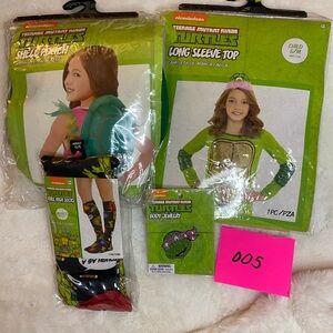 Teenage Mutant Ninja Turtles Child Costume Set – Shell, Top, Socks & Accessories